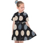 A Minimalist Pattern With Simple Lines And Shapes, Creating A Clean And Modern Aesthetic 03 Kids  Sailor Dress