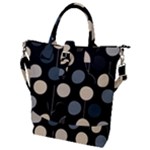 A Minimalist Pattern With Simple Lines And Shapes, Creating A Clean And Modern Aesthetic 03 Buckle Top Tote Bag