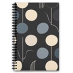 A Minimalist Pattern With Simple Lines And Shapes, Creating A Clean And Modern Aesthetic 03 5.5  x 8.5  Notebook