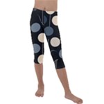 A Minimalist Pattern With Simple Lines And Shapes, Creating A Clean And Modern Aesthetic 03 Kids  Lightweight Velour Capri Leggings 