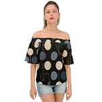 A Minimalist Pattern With Simple Lines And Shapes, Creating A Clean And Modern Aesthetic 03 Off Shoulder Short Sleeve Top