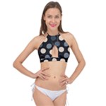 A Minimalist Pattern With Simple Lines And Shapes, Creating A Clean And Modern Aesthetic 03 Cross Front Halter Bikini Top