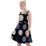 A Minimalist Pattern With Simple Lines And Shapes, Creating A Clean And Modern Aesthetic 03 Knee Length Skater Dress