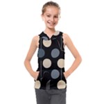 A Minimalist Pattern With Simple Lines And Shapes, Creating A Clean And Modern Aesthetic 03 Kids  Sleeveless Hoodie