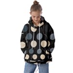 A Minimalist Pattern With Simple Lines And Shapes, Creating A Clean And Modern Aesthetic 03 Kids  Oversized Hoodie