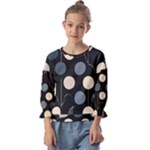 A Minimalist Pattern With Simple Lines And Shapes, Creating A Clean And Modern Aesthetic 03 Kids  Cuff Sleeve Top