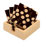 A Minimalist Pattern With Simple Lines And Shapes, Creating A Clean And Modern Aesthetic 03 Bamboo Coaster Set