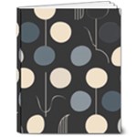 A Minimalist Pattern With Simple Lines And Shapes, Creating A Clean And Modern Aesthetic 03 8  x 10  Softcover Notebook