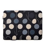 A Minimalist Pattern With Simple Lines And Shapes, Creating A Clean And Modern Aesthetic 03 15  Vertical Laptop Sleeve Case With Pocket