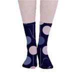 A Minimalist Pattern With Simple Lines And Shapes, Creating A Clean And Modern Aesthetic 03 Smooth Crew Length Tube Socks