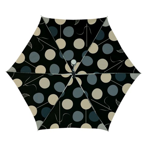 A Minimalist Pattern With Simple Lines And Shapes, Creating A Clean And Modern Aesthetic 03 Automatic Folding Umbrella with Case (Small) from ArtsNow.com