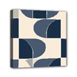 A Minimalist Pattern With Simple Lines And Shapes, Creating A Clean And Modern Aesthetic 04 Mini Canvas 6  x 6  (Stretched)