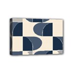 A Minimalist Pattern With Simple Lines And Shapes, Creating A Clean And Modern Aesthetic 04 Mini Canvas 6  x 4  (Stretched)