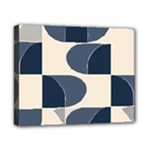 A Minimalist Pattern With Simple Lines And Shapes, Creating A Clean And Modern Aesthetic 04 Canvas 10  x 8  (Stretched)