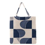 A Minimalist Pattern With Simple Lines And Shapes, Creating A Clean And Modern Aesthetic 04 Grocery Tote Bag