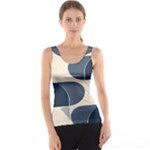 A Minimalist Pattern With Simple Lines And Shapes, Creating A Clean And Modern Aesthetic 04 Women s Basic Tank Top