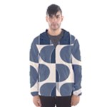 A Minimalist Pattern With Simple Lines And Shapes, Creating A Clean And Modern Aesthetic 04 Men s Hooded Windbreaker