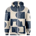 A Minimalist Pattern With Simple Lines And Shapes, Creating A Clean And Modern Aesthetic 04 Men s Zipper Hoodie