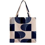 A Minimalist Pattern With Simple Lines And Shapes, Creating A Clean And Modern Aesthetic 04 Zipper Grocery Tote Bag