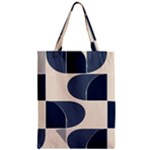 A Minimalist Pattern With Simple Lines And Shapes, Creating A Clean And Modern Aesthetic 04 Zipper Classic Tote Bag