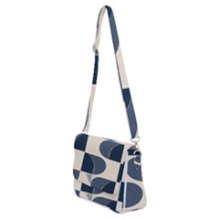 Shoulder Bag with Back Zipper 