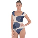 A Minimalist Pattern With Simple Lines And Shapes, Creating A Clean And Modern Aesthetic 04 Short Sleeve Leotard 