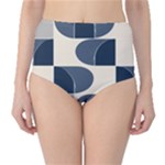 A Minimalist Pattern With Simple Lines And Shapes, Creating A Clean And Modern Aesthetic 04 Classic High-Waist Bikini Bottoms