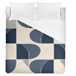 A Minimalist Pattern With Simple Lines And Shapes, Creating A Clean And Modern Aesthetic 04 Duvet Cover (Queen Size)