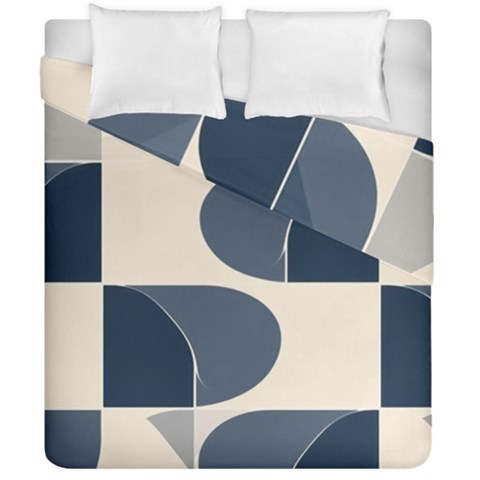 A Minimalist Pattern With Simple Lines And Shapes, Creating A Clean And Modern Aesthetic 04 Duvet Cover Double Side (California King Size) from ArtsNow.com