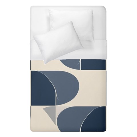 A Minimalist Pattern With Simple Lines And Shapes, Creating A Clean And Modern Aesthetic 04 Duvet Cover (Single Size) from ArtsNow.com