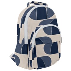 Rounded Multi Pocket Backpack 