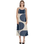 A Minimalist Pattern With Simple Lines And Shapes, Creating A Clean And Modern Aesthetic 04 Casual Spaghetti Strap Midi Dress