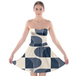 A Minimalist Pattern With Simple Lines And Shapes, Creating A Clean And Modern Aesthetic 04 Strapless Bra Top Dress