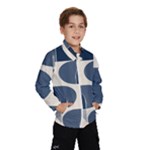 A Minimalist Pattern With Simple Lines And Shapes, Creating A Clean And Modern Aesthetic 04 Kids  Windbreaker