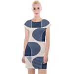 A Minimalist Pattern With Simple Lines And Shapes, Creating A Clean And Modern Aesthetic 04 Cap Sleeve Bodycon Dress