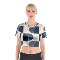 A Minimalist Pattern With Simple Lines And Shapes, Creating A Clean And Modern Aesthetic 04 Cotton Crop Top from ArtsNow.com