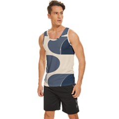 Men s Wide Collar Tank Top 