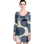 A Minimalist Pattern With Simple Lines And Shapes, Creating A Clean And Modern Aesthetic 04 Long Sleeve Velvet Bodycon Dress