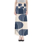 A Minimalist Pattern With Simple Lines And Shapes, Creating A Clean And Modern Aesthetic 04 Full Length Maxi Skirt