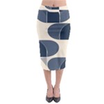 A Minimalist Pattern With Simple Lines And Shapes, Creating A Clean And Modern Aesthetic 04 Midi Pencil Skirt