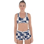 A Minimalist Pattern With Simple Lines And Shapes, Creating A Clean And Modern Aesthetic 04 Racerback Boyleg Bikini Set