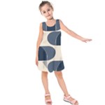 A Minimalist Pattern With Simple Lines And Shapes, Creating A Clean And Modern Aesthetic 04 Kids  Sleeveless Dress