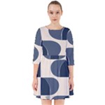 A Minimalist Pattern With Simple Lines And Shapes, Creating A Clean And Modern Aesthetic 04 Smock Dress