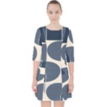 A Minimalist Pattern With Simple Lines And Shapes, Creating A Clean And Modern Aesthetic 04 Quarter Sleeve Pocket Dress