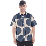 A Minimalist Pattern With Simple Lines And Shapes, Creating A Clean And Modern Aesthetic 04 Men s Short Sleeve Shirt