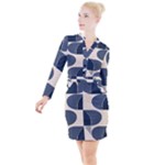 A Minimalist Pattern With Simple Lines And Shapes, Creating A Clean And Modern Aesthetic 04 Button Long Sleeve Dress