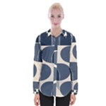 A Minimalist Pattern With Simple Lines And Shapes, Creating A Clean And Modern Aesthetic 04 Womens Long Sleeve Shirt