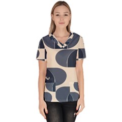 Women s V-Neck Scrub Top 