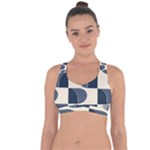 A Minimalist Pattern With Simple Lines And Shapes, Creating A Clean And Modern Aesthetic 04 Cross String Back Sports Bra