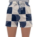 A Minimalist Pattern With Simple Lines And Shapes, Creating A Clean And Modern Aesthetic 04 Sleepwear Shorts